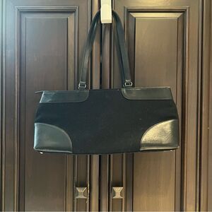 Banana Republic Classic Vintage Black Fall Handbag
